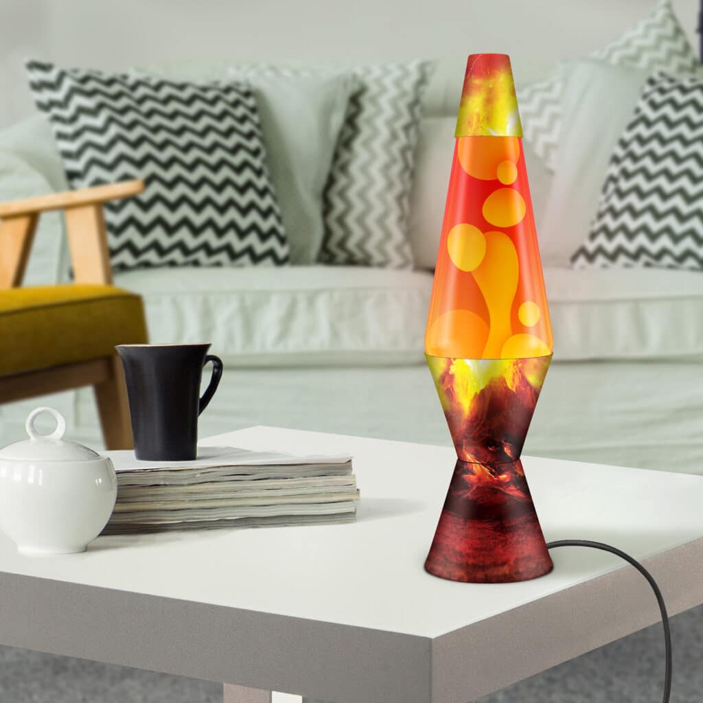 LAVA LAMP -  ERUPTING CRATER/YELLOW/RED main image 1