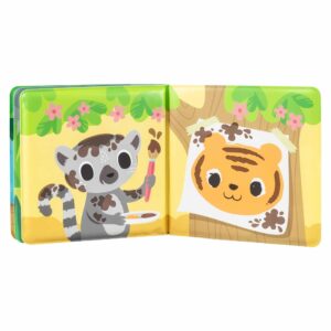 Tiger Tribe Bath Book Messy Jungle - Inside - Lemur and Tiger