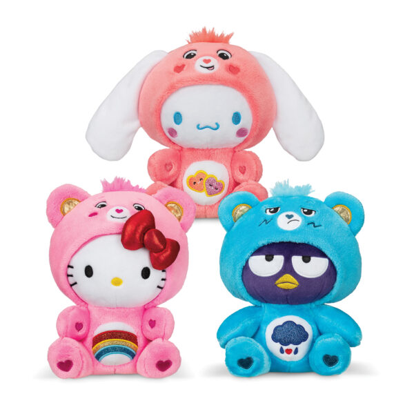 Care Bears Hello Kitty and Friends Plush - Group