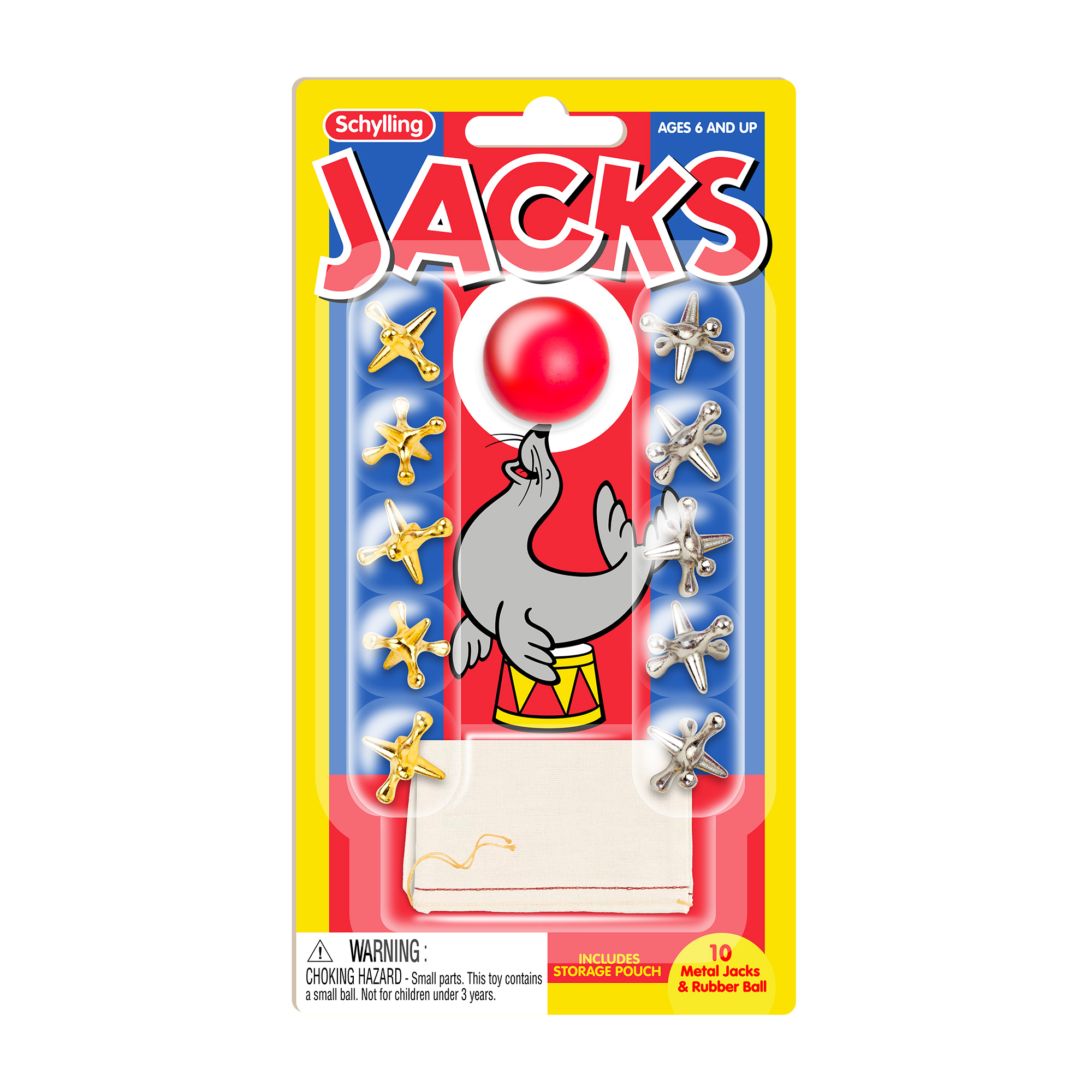 Old fashioned metal hot sale jacks and ball