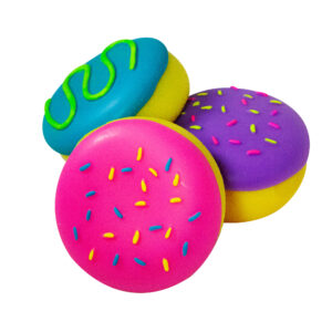 NeeDoh Jelly Donuts - Pile of Donuts - Blue, Pink, and Purple