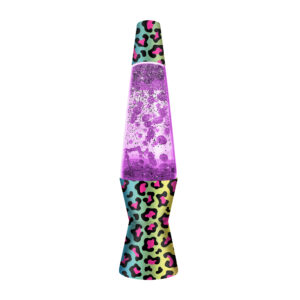 Make Your Own Lava Lamp - Purple Lamp with Leopard Design