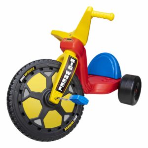 Schylling Big Wheel Speedster Original Classic Low Riding Tricycle with Adjustable Seat for Kids