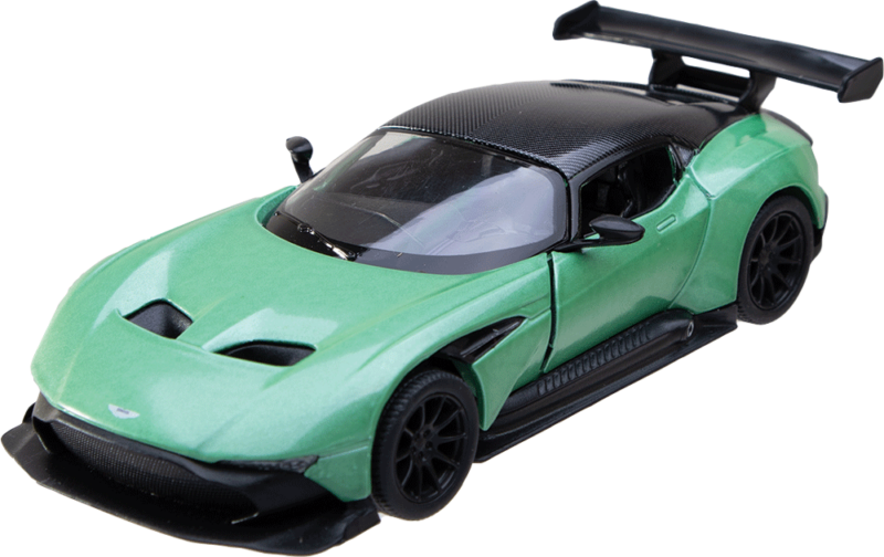 【新品】Aston Martin Vulcan 1/64ミニカー　グリーン 新品】Aston Martin Vulcan 1/64ミニカー グリーン