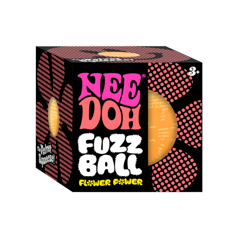 NeeDoh® Fuzz Ball Flower Power | Velvet Sensory Squish