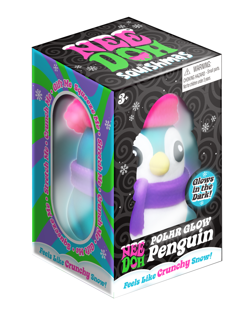 NeeDoh Polar Glow Penguin product photo from Schylling
